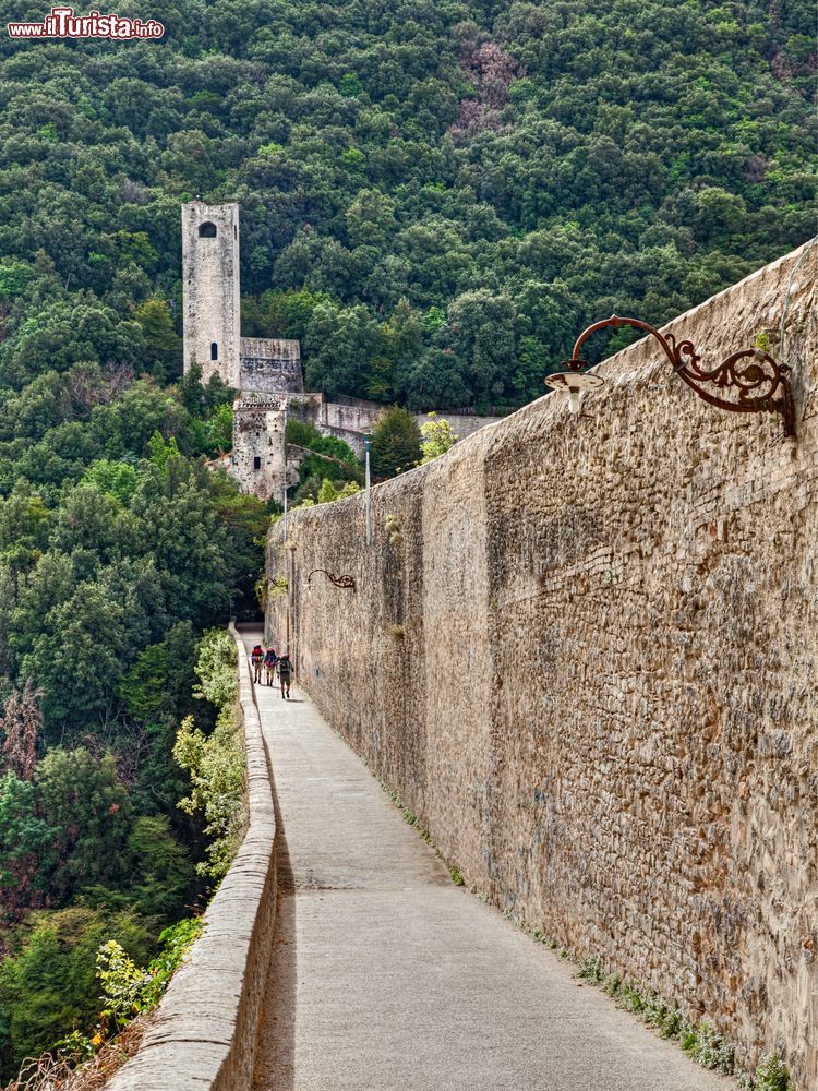 Immagine Camminamento sul Ponte delle Torri, l'acquedotto del 13° secolo di Spoleto