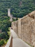 Camminamento sul Ponte delle Torri, l'acquedotto del 13° secolo di Spoleto