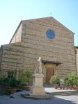 La facciata della Chiesa di San Francesco ad Arezzo