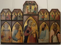 Una pala del Lorenzetti in mostra alla Pinacoteca Nazionale di Siena - © Miguel Hermoso Cuesta - CC BY-SA 4.0, Wikipedia