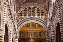 Dettaglio dell'interno del Duomo di Siena