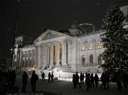 Il Reichstag,il parlamento di Berlino