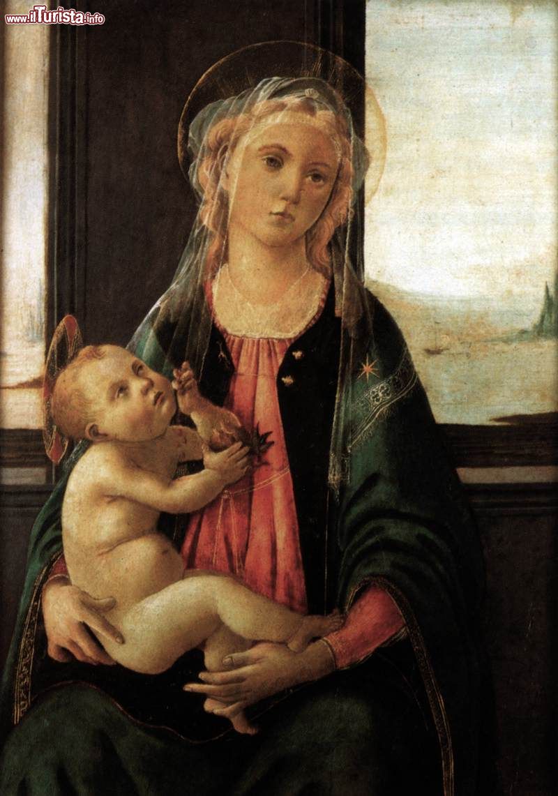 Immagine Un dipinto del Botticelli: la Madonna del Mare si trova alla Galleria dell'Accademia di Firenze