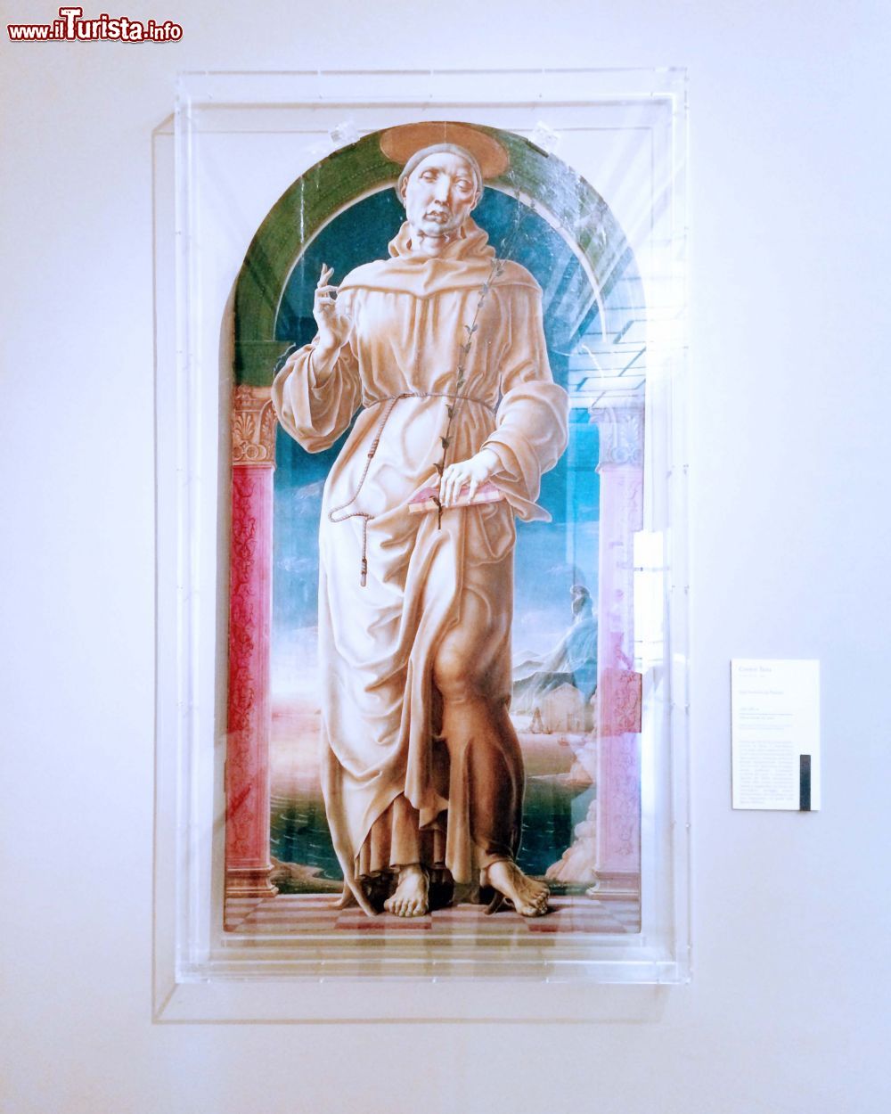 Immagine Sant'Antonio da Padova  opera di Cosmè Tura, Galleria Estense Modena
