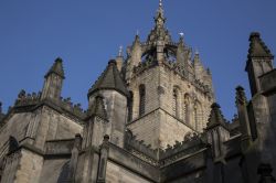 La St.Giles Cathedral in Lawnmarket, lungo il celebre Royal Mile della città di Edimburgo (Scozia).