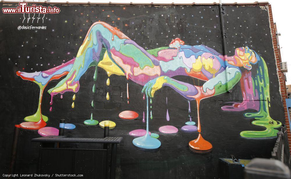 Immagine Arte murale nella via Wellington Court in Astoria nel quartiere dei Queens NYC - © Leonard Zhukovsky / Shutterstock.com