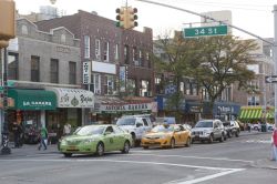 Quartiere Astoria di New York City, incrocio della 34a strada