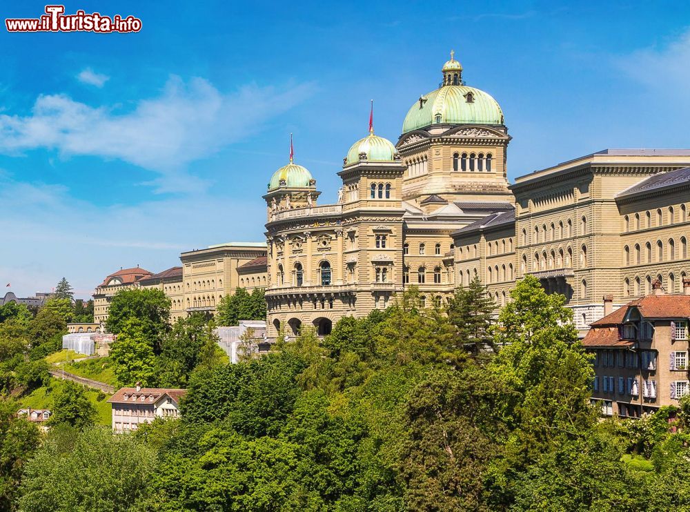 Immagine Il Palazzo Federale di Berna in Svizzera: è la sede del Parlamento elvetico