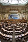 La Sala del Consiglio Federale elvetico, presso la Bundeshaus di Berna - © www.parlament.ch, Wikipedia