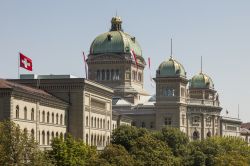 La Bundeshaus, il Palazzo Federale di Berna, sede del Parlamento Svizzero