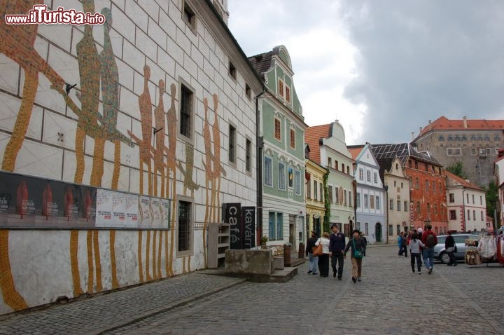 Via della cittadina di Cesky Krumlov