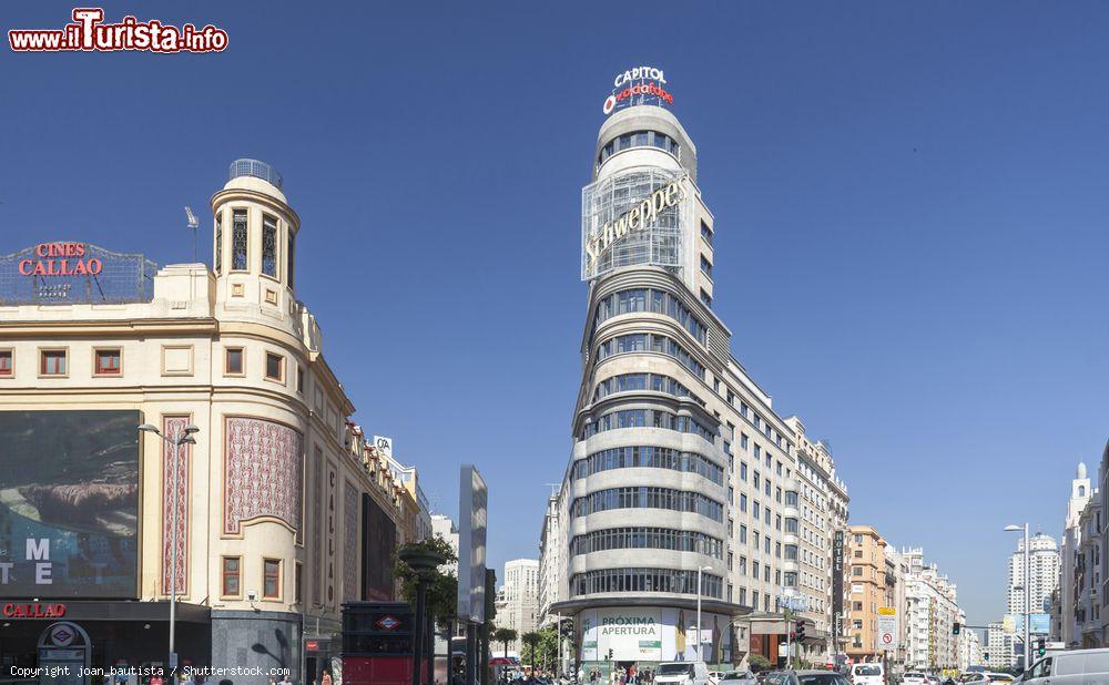 Immagine Edifici in Plaza del Callao (Madrid), da dove inizia il tratto della Gran Vía che termina in Plaza de España - foto © joan_bautista / Shutterstock.com