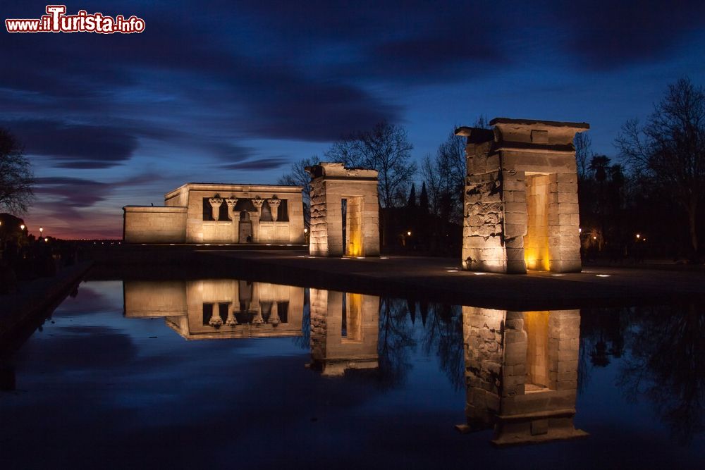 Immagine Il Tempio di Debod di Madrid è un vero tempio egiziano donato dal paese nordafricano alla Spagna nel 1968.