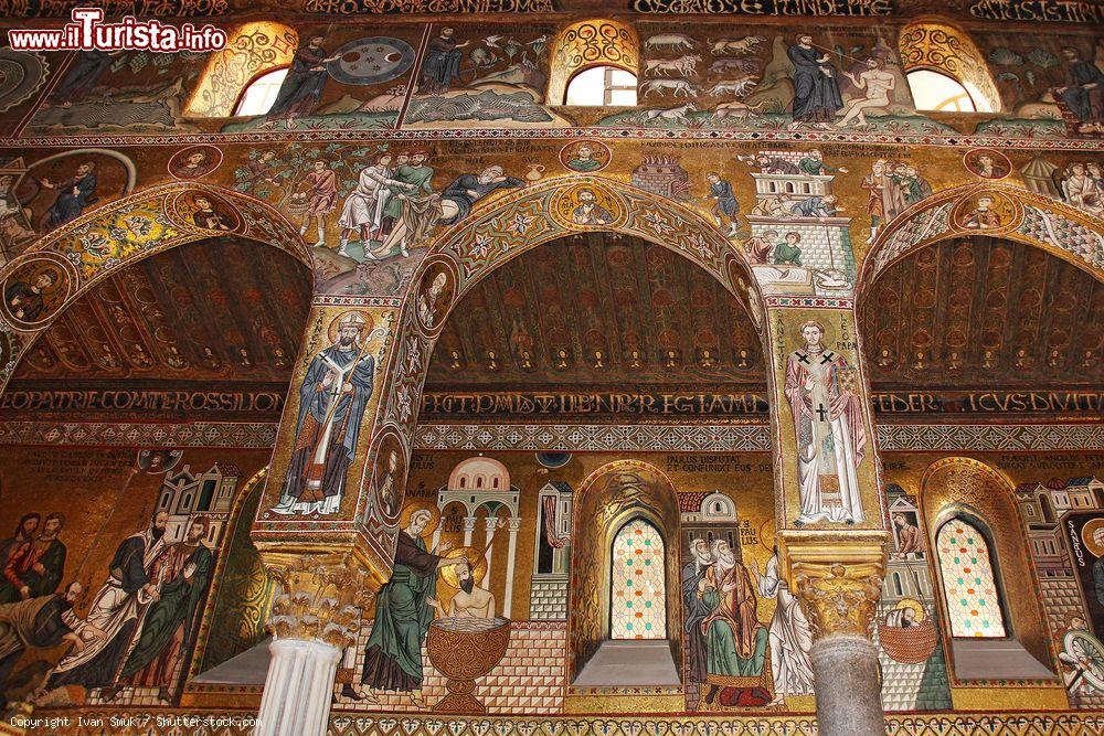 Immagine Il mosaico della Cappella Palatina, una basilica a tre navate del Palazzo dei Normanni dedicata a San Pietro e San Paolo - foto © Ivan Smuk / Shutterstock.com