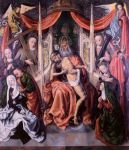 "Il trono della misericordia", opera del pittore anonimo olandese conosciuto come Maestro della Virgo inter Virgines. L'opera è esposta nella Galleria Strossmayer degli ...