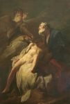 L'opera "Abraham's sacrifice of Isaac" di Federico Bencovich esposta nella Galleria Strossmayer degli Antichi Maestri di Zagabria (Croazia).