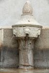 Verona: una fontana all'interno del complesso di Castelvecchio, dove si trova anche il museo civico.