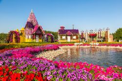 Il giardino botanico di Dubai, Emirati Arabi Uniti. Per visitarne i 4 chilometri di sentieri ci vogliano un paio di ore ma agli appassionati di fiori e natura piacerà rimanervi anche ...