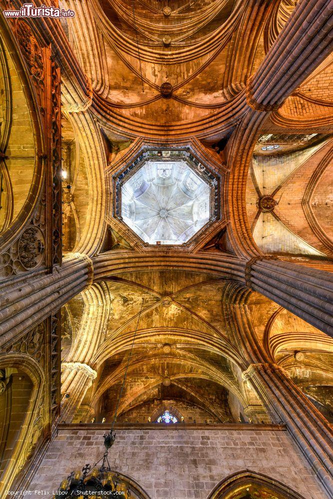 Immagine Interno della cupola della Cattedrale di Barcellona - © Felix Lipov / Shutterstock.com