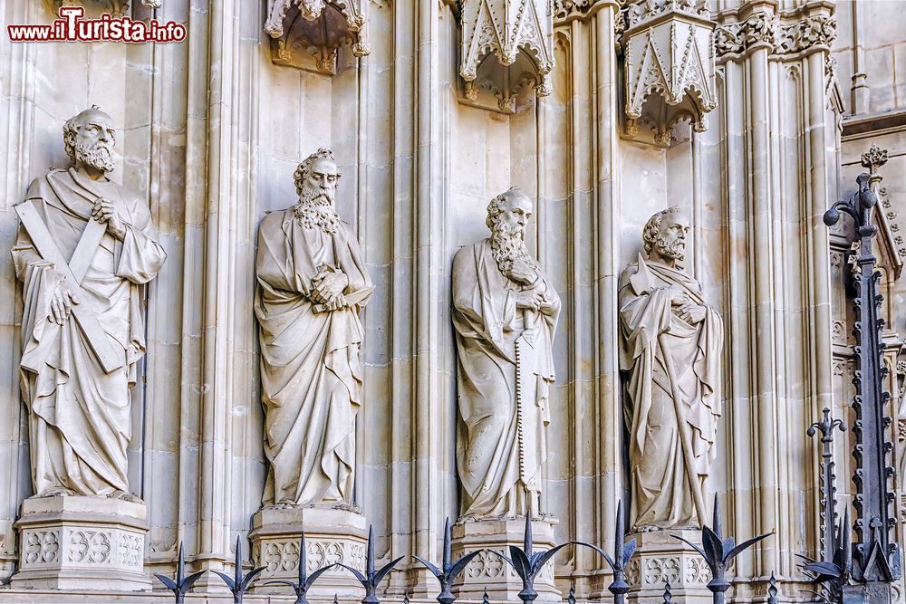 Immagine Sculture  sulla Cattedrale gotica di Santa Creu a Barcellona