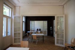 Interno di VIlla Klimt a Vienna. Gli ambienti in cui il pittore austriaco visse gli ultimi sette anni di vita, dal 1911 al 1918 sono stati restaurati in modo meticoloso - © Manfred Werner ...
