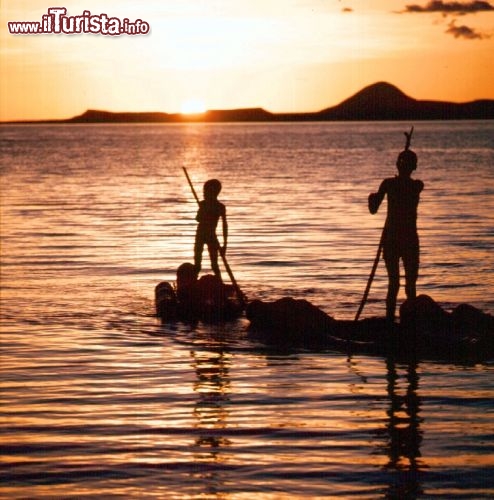 Immagine Pescatori del Kenya al tramonto