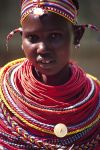 Una donna masai del kenya