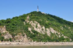 La collina Gellert a Budapest, Ungheria. Un tempo ...