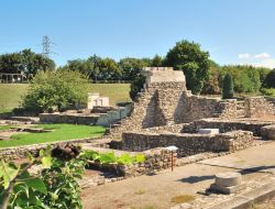 Le rovine dei bagni romani di Aquincum, gli scavi romani di Budapest