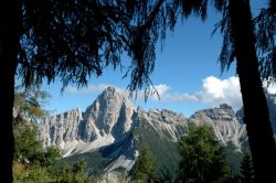 Paesaggio delle dolomiti friulane fotografato dal Tree Village di Claut - © www.montagna.es
