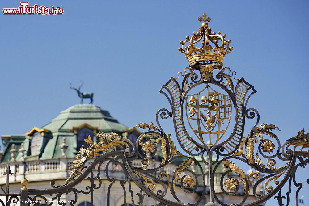 Immagine Dettaglio del cancello della Palazzina di Caccia di Stupinigi, oggi proprietà della Fondazione Ordine Mauriziano - foto © MikeDotta / Shutterstock.com