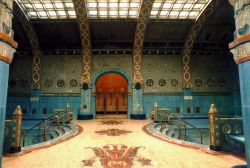 Budapest terme gellert mosaici