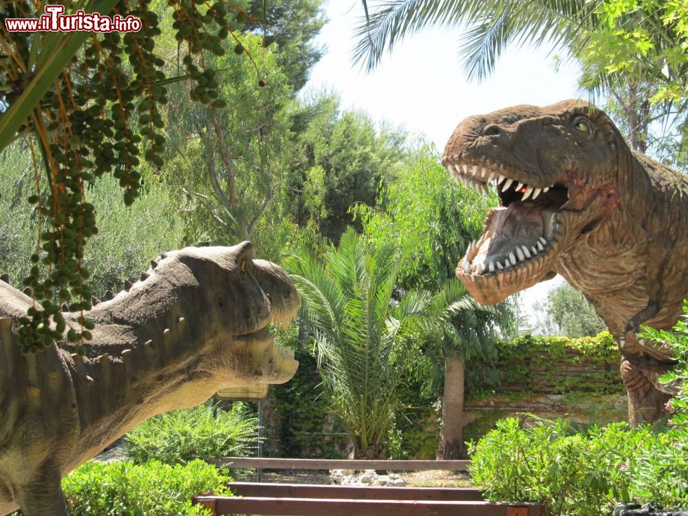 Immagine I dinosauri vissero durante l'era Mesozoica. La Terra fu popolata da questi enormi rettili per circa 160 milioni di anni. Le riproduzioni di quegli animali soo visibili nel Parco dei Dinosauri a Castellana Grotte, in Puglia. - © www.ilparcodeidinosauri.it