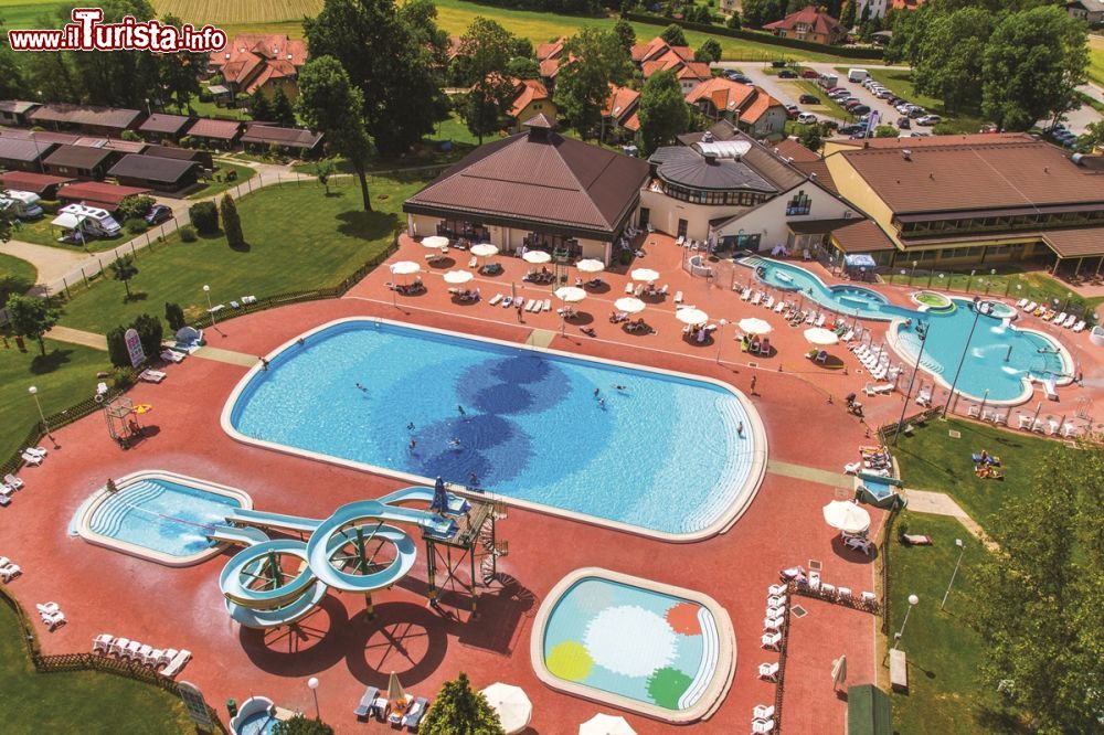 Immagine Le Terme di Banovci, Slovenia viste dall'alto