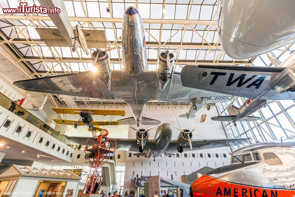 Immagine Aerei esposti al National Air and Space Museum di Washington DC, Stati Uniti - © f11photo / Shutterstock.com