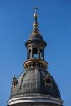 La torre sulla cupola della Basilica di Santo Stefano a Budapest, il principale luogo religioso della capitale ungherese.