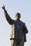 La statua di Lenin ospitata oggi nel Memento Park, il Parco della Memoria dell'epoca comunista a Budapest.