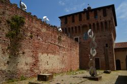 Interno del Castello di Galliate in Piemonte