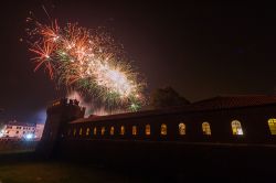 Spettacolo pirotecnico al castello di Gallaite