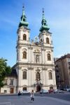 La chiesa di Sant'Anna (Szent Anna templom) sulla Piazza Batthyany nel quartiere Vizivaros a Budapest, Ungheria.