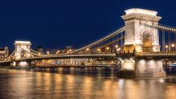 Il Ponte della Catene (Szechenyi lanchid) di Budapest è uno dei simboli della capitale ungherese.