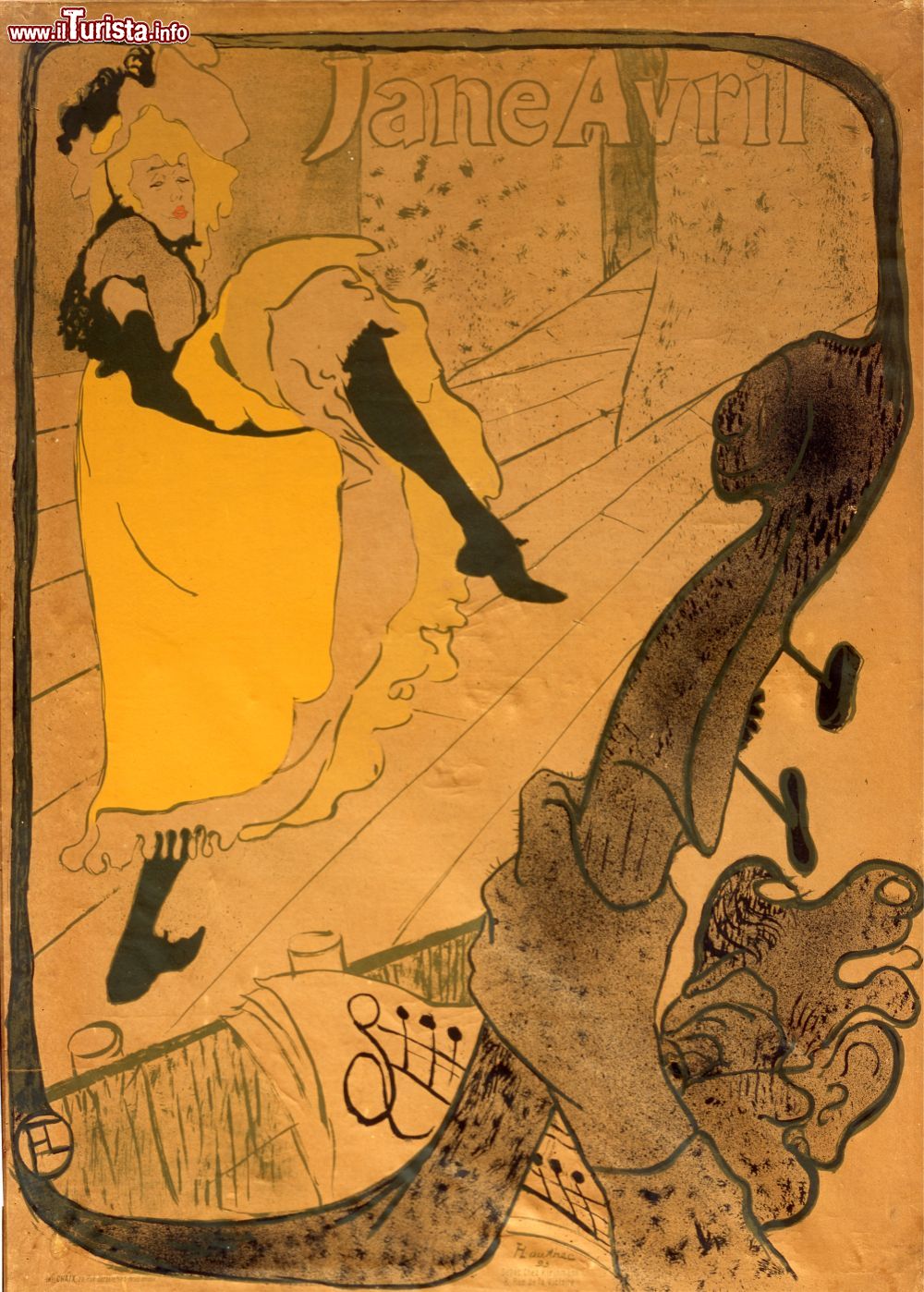 Immagine Jane Avril fu una ballerina francese del Moulin Rouge, musa di Henri de Toulouse-Lautrec, che la ritrasse in diversi manifesti, alcuni dei quali visibili nel museo di Albi - © Musée Toulouse-Lautrec, Albi