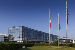 L'Edificio che ospita il Museo Lamborghini  a Sant'Agata Bolognese in Emilia-Romagna