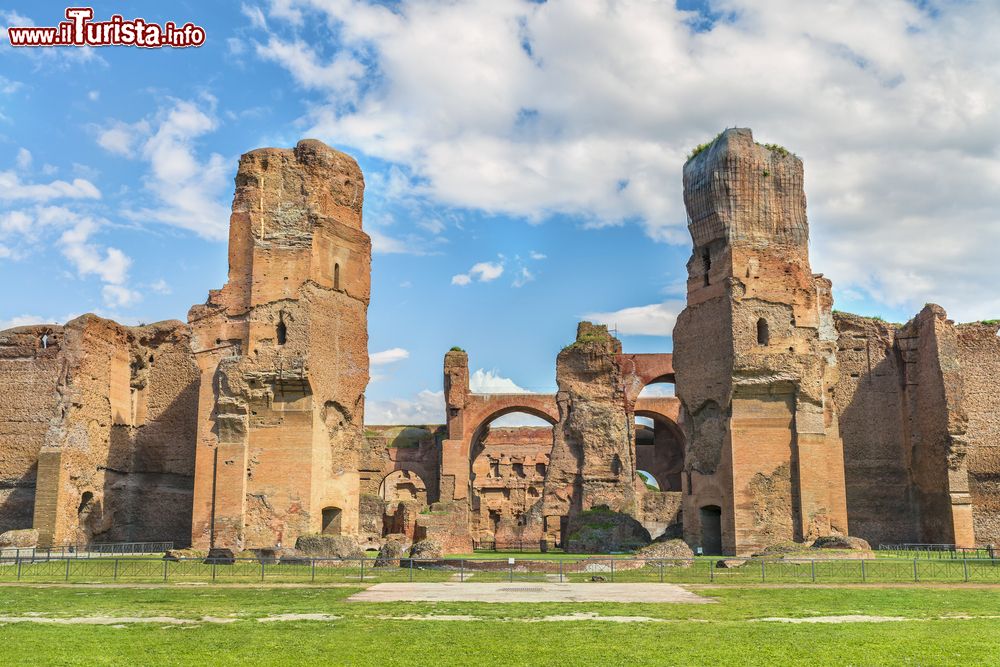 Immagine Panorama delle grandi Terme di Caracalla a Roma