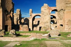 La visita alle rovine delle Terme di Caracalla a Roma