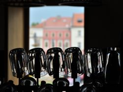 Birreria in piazza a Kroměř