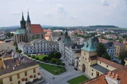 Vista di Kroměř dalla torre