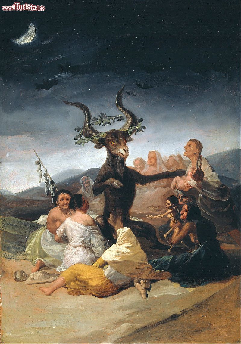 Immagine Francisco de Goya: l'opera "Il Sabba delle Streghe" ospitata nel Museo Lázaro Galdiano di Madrid.