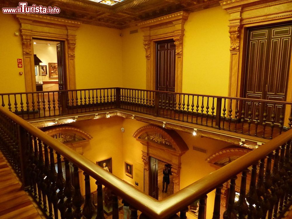 Immagine Il Museo Lázaro Galdiano si sviluppa su quattro piani all'interno dell'edificio in Calle de Serrano 122 a Madrid.