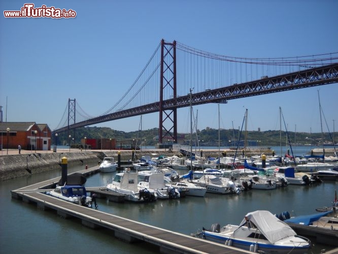 Ponte 25 de Abril, vista dalle Docas